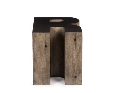 Alphabet Side Table - Letter R